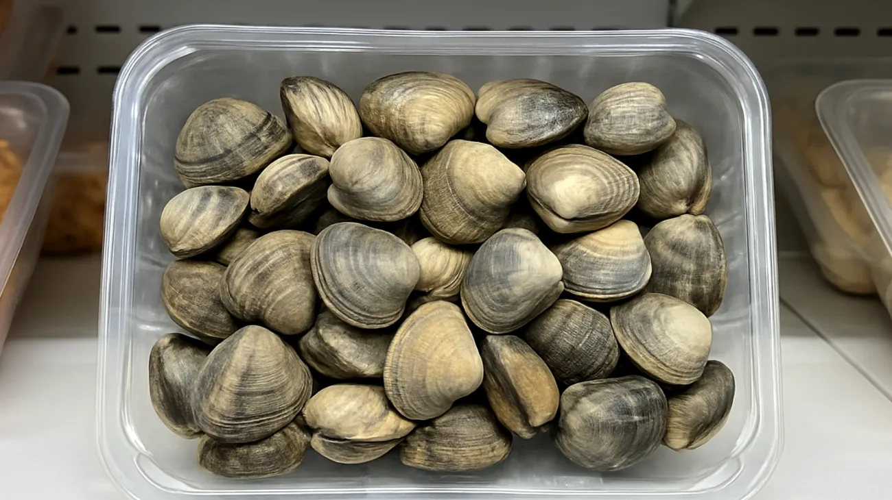 Vongole confezionate"