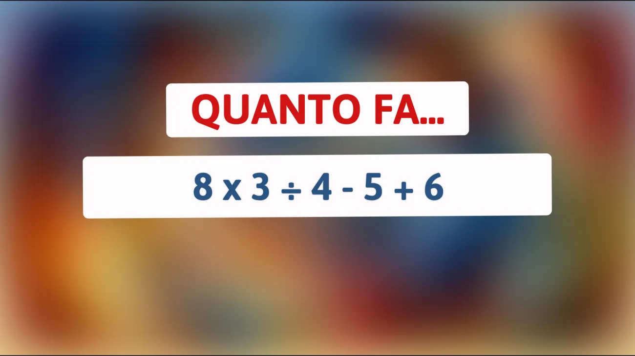 Scopri il mistero dell'equazione impossibile: solo il 1% riesce a risolverla! Sei tra i geni?"