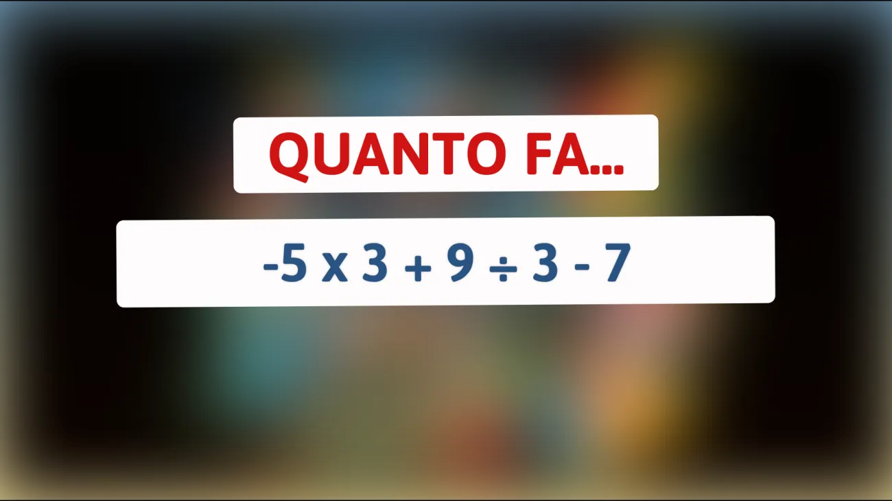 Scopri il sorprendente trucco matematico che solo gli intelligenti riescono a risolvere! Puoi rispondere a questa sfida?"